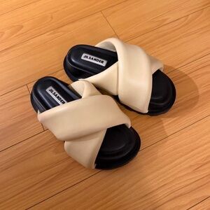 JIL SANDER PLATFORM SANDALS SIZE 36
